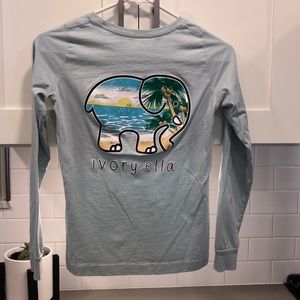 Ivory Ella long sleeve tee worn once size xs
